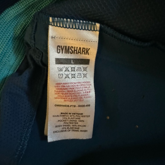 Navy Blue GymShark Shorts 🦈 - Picture 3 of 5